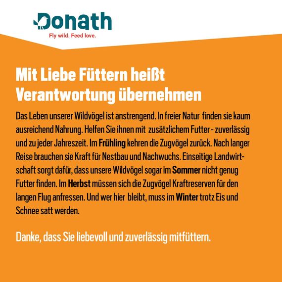 Donath Erdnüsse gehackt - reich an natürlichem Fett - wertvolles Ganzjahres Wildvogelfutter - aus unserer Manufaktur in Süddeutschland - 2 Kg (Packung mit 2)