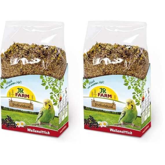 JR FARM Birds Individual Wellensittich 1 kg (Packung mit 2)
