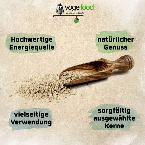 25 kg geschälte Sonnenblumenkerne BRUCH Ganzjahresvogelfutter