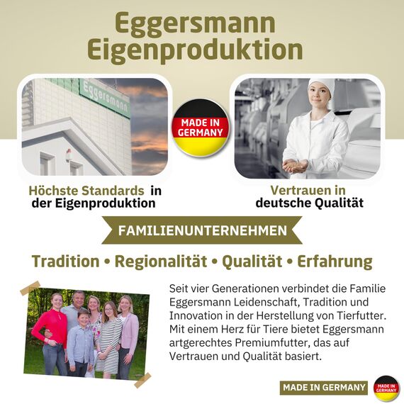 Eggersmann Körnerpick 25 kg Legehennen Pellets Oregano GVO frei - Hühner Futter - Premium Hühnerfutter - Pellets für Hühner Gänse und Enten in 3mm Pelletgröße