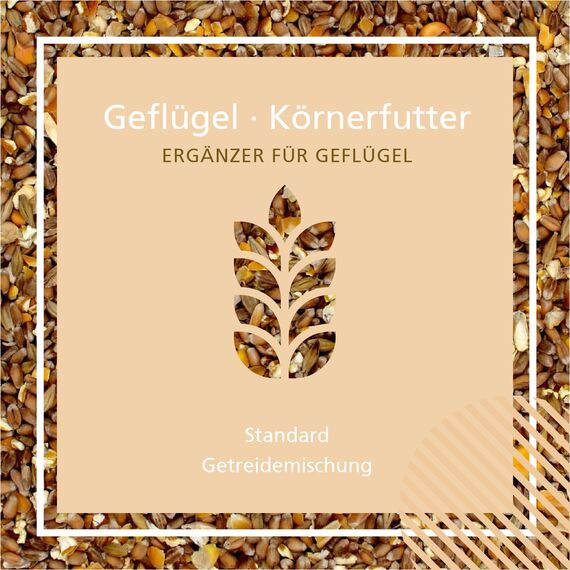 Carl Wolf - Geflügelkörnerfutter - 3 kg - Natürliche Premium-Qualität für gesundes Geflügel - Hühner - Enten - Regional - Naturbelassen - Ohne Gentechnik