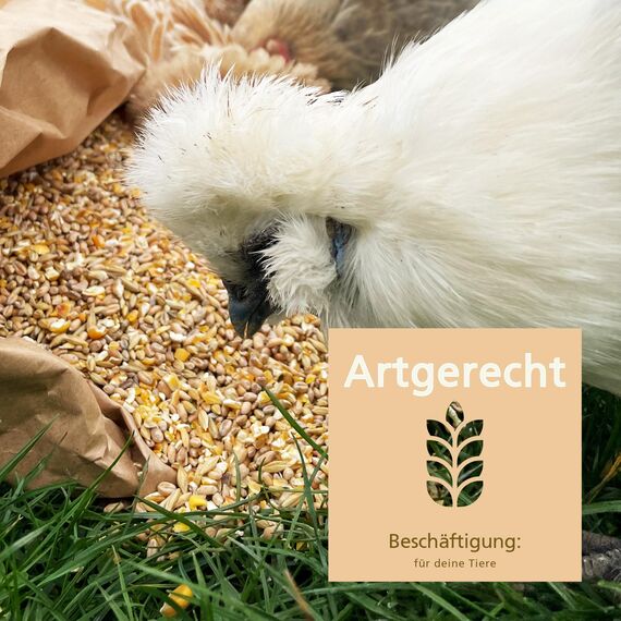 Carl Wolf Hühnerfutter 20 kg - Geflügel Alleinfutter, Regional Naturbelassen, Ohne Gentechnik