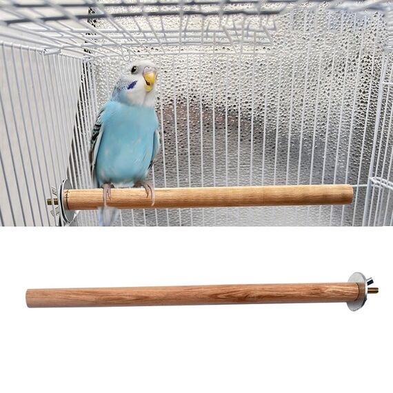Natur Sitzstangen Set für Vögel, Stehend Vogelkäfig Zubehör, Sitzstangen für Vogelkäfige, Sitzstangen für Wellensittiche, Wellensittich Zubehör, für Wellensittich Kanarienvogel, 4 Stück