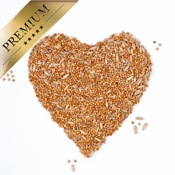 Lyra Pet® | 25 kg Wellensittichfutter | Alleinfutter für Wellensittiche | Vogelfutter für Ziervögel | Nährstoffreiches Futter für das Ganze Jahr | Energiespender für Sittiche | Artgerecht & Natürlich
