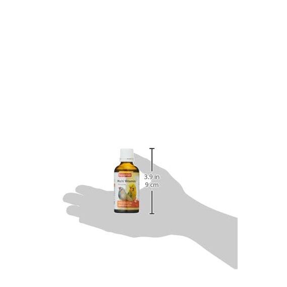 beaphar - Multi Vitamin Komplex - Nahrungsergänzungsmittel Für Vögel - Für Alle Altersgruppen - Vitaminkomplex - Stärkt Die Widerstandsfähigkeit - 50 ml