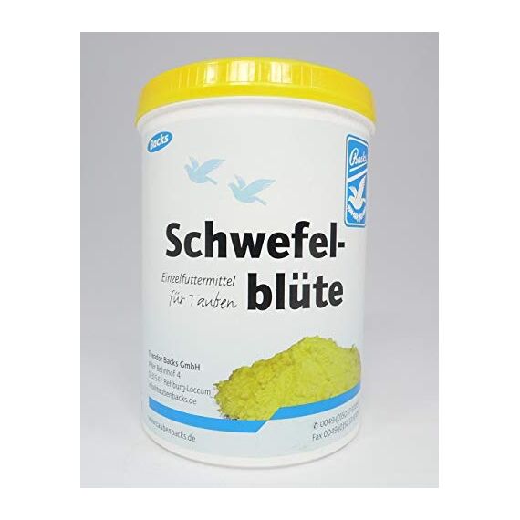 Backs Schwefelblüte 600 g für Tauben und Pferde