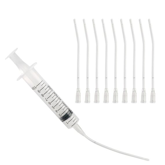 10 Stück Jungvögel Füttern Schlauch, Enthält eine 10-ml-Spritze, Tauben Zubehör, Feeder Futter, Handfütterungswerkzeug für Baby Vögel und Papageien, Milch, Wasser, Medikamente, Einfach zu Reinigen