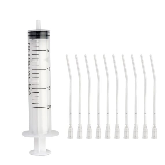 10 Stück Jungvögel Füttern Schlauch, Enthält eine 20-ml-Spritze, Tauben Zubehör, Feeder Futter, Handfütterungswerkzeug für Baby Vögel und Papageien, Milch, Wasser, Medikamente, Einfach zu Reinigen