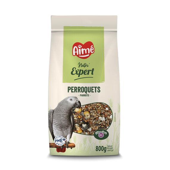 Aime Love Nutri' Balance Expert Futter für Papageien, 800 g