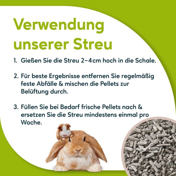 Back 2 Nature Einstreu & Streu (10l) – Hochabsorbierend, aus 99 % Recyclingpapier, weich & sicher für Kaninchen-, Vogel-, Frettchen- & Hamsterkäfige, kompostierbar & frisch duftend Hamstereinstreu