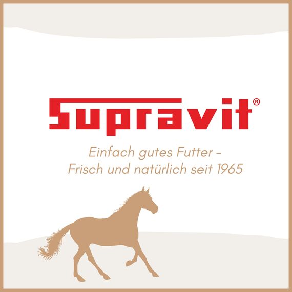 Supravit Bananenchips für Pferde – 2kg Eimer – knusprige Bananenscheiben aus 100% echten Bananen – appetitanregendes Ergänzungsfuttermittel – ideales Pferdeleckerli