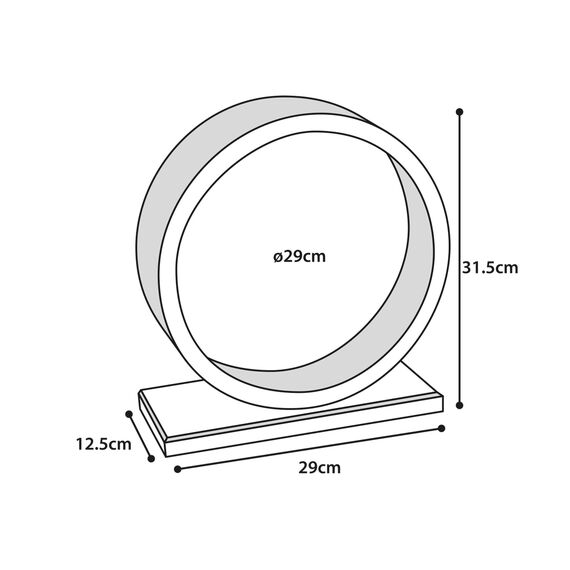 Karlie Wonderland Bogie Wheel Laufrad, für Nager, ø: 30 cm