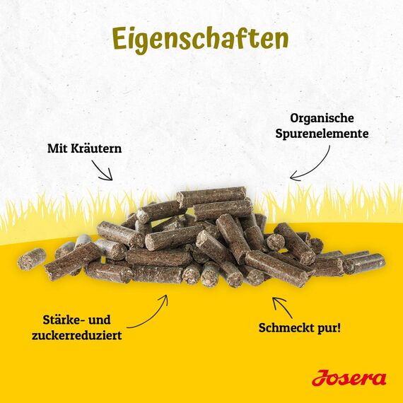 Josera Kraut und Rüben Mineral (1 x 15kg) Premium Pferdefuttergetreidefreies MineralfutterStärke- und Zuckerreduziert1er Pack