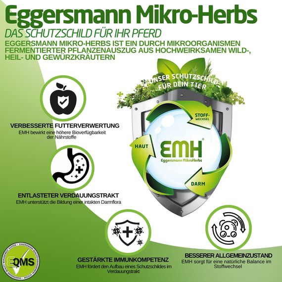 Eggersmann EMH F-Müsli - Pferdemüsli Kraftfutter ohne Hafer für Pferde - 20kg Natürliches Pferdefutter mit ausgewogenen Nährstoffen