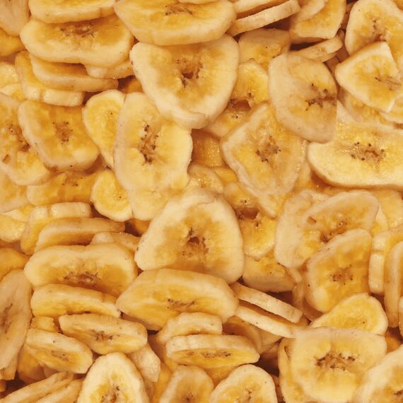 Supravit Bananenchips für Pferde – 2kg Eimer – knusprige Bananenscheiben aus 100% echten Bananen – appetitanregendes Ergänzungsfuttermittel – ideales Pferdeleckerli
