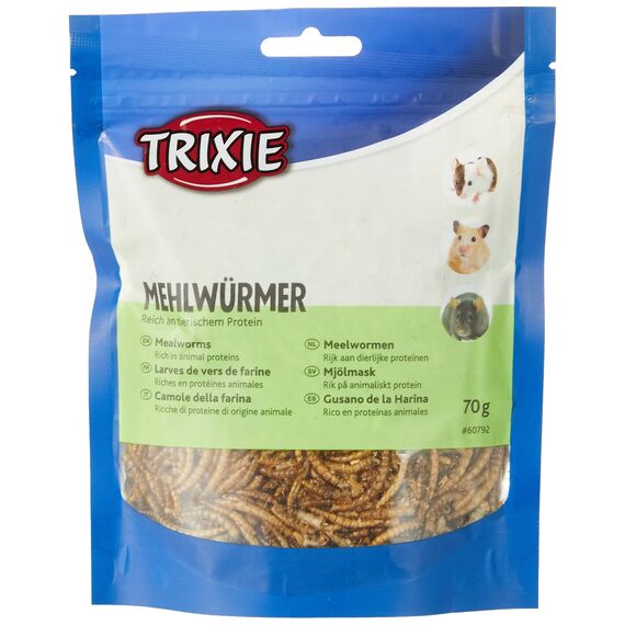 Trixie 60792 Mehlwürmer, getrocknet, 70 g