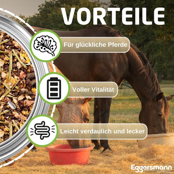 Eggersmann EMH Struktur Equichamp – Pferdemüsli mit Lebendhefe Yea-Sacc 1026 – Unterstützt Gewichtszunahme – 20 kg Sack