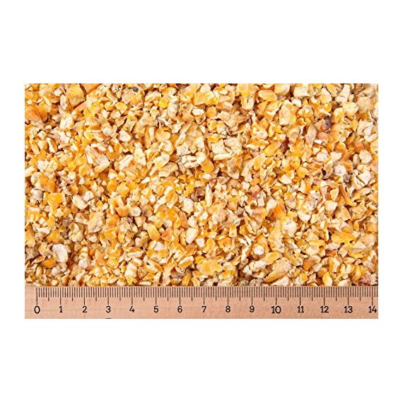 (Grundpreis 0,85 €/kg) - 25 kg Mais fein gebrochen/gequetscht - Hühnerfutter - Tauben - Nager - Karpfenfutter - Wild - Kaninchen