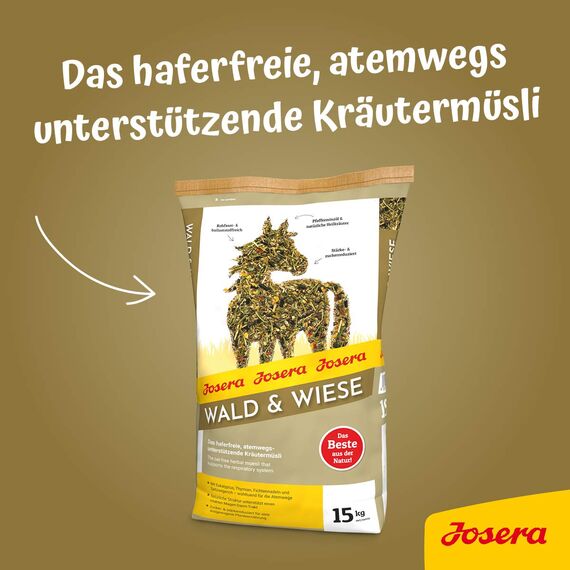 Josera Kennenlernpaket Wald und Wiese 2 kg + Leckerli Breathie + Prospekt