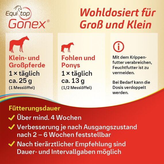 EQUITOP Gonex Granulat für Pferde 750g