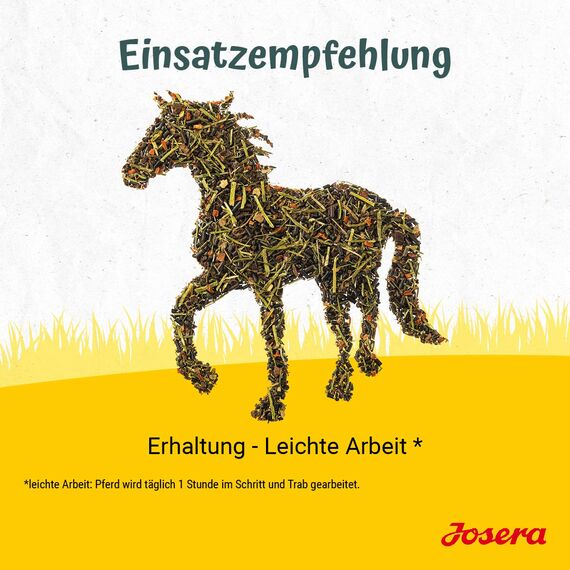JOSERA Kraut & Rüben Struktur (1 x 15 kg) | Premium Pferdefutter | Getreidefreier Strukturmix | Stärke- & zuckerreduziert| 1er Pack