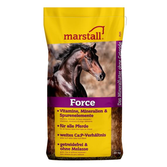 marstall Premium-Pferdefutter Force, 1er Pack (1 x 20 kilograms)