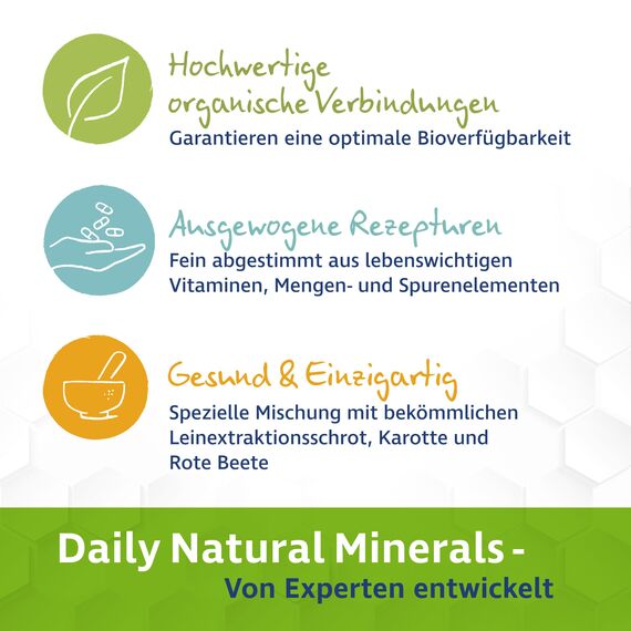 VitPet+ Daily Natural Minerals – Premium Mineralfutter Pferde im 4 kg Eimer inkl. Dosierlöffel – Getreidefrei mit hochwertigen organischen Verbindungen von Zink und Selen