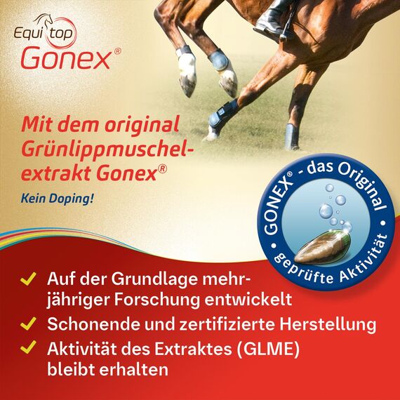 EQUITOP Gonex Granulat für Pferde 750g