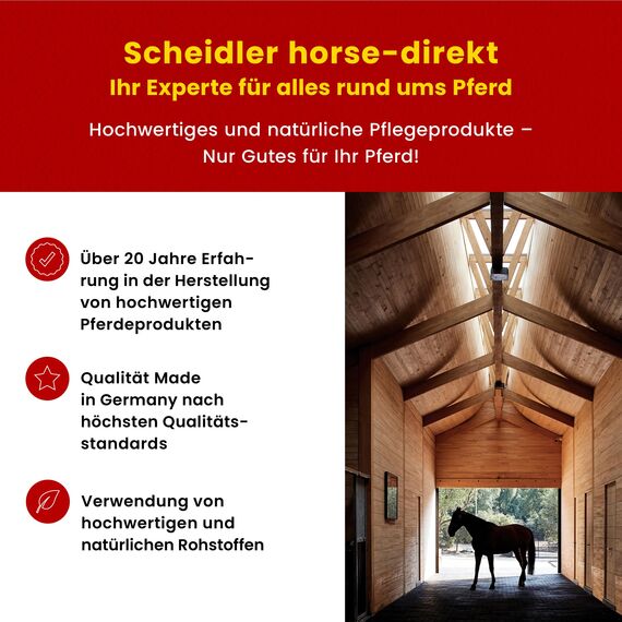 Scheidler horse-direkt Hagebutten getrocknet für Pferde 10kg – Ganze Hagebutte in Spitzenqualität – 100% Natürlicher Vitamin C Booster – Ideales Pferdeleckerli/Zusatzfutter ohne Zuckerzusatz