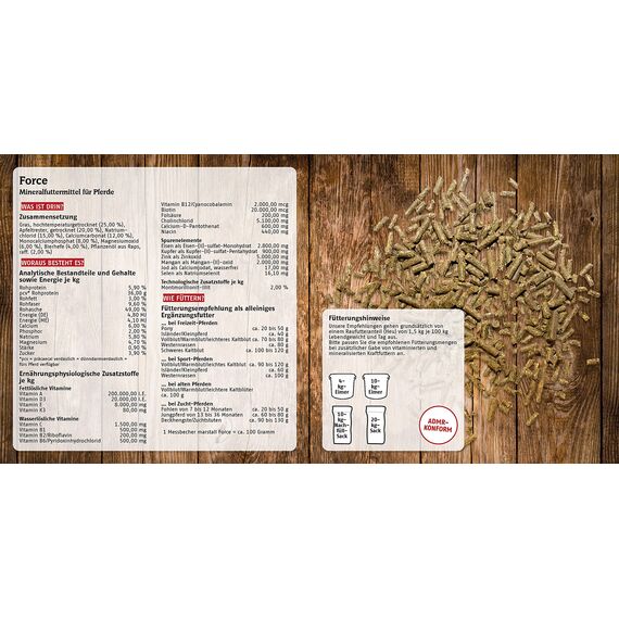 marstall Premium-Pferdefutter Force, 1er Pack (1 x 10 kilograms)