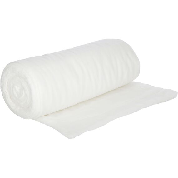 Kerbl TECHNOBASE CottoMull Verbandwatte im Mullumschlag 40 cm x 6 m, weiß