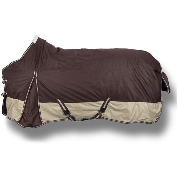 RL24 - Winterdecke 300g Füllung 600D BASICLINE braun/beige 145cm