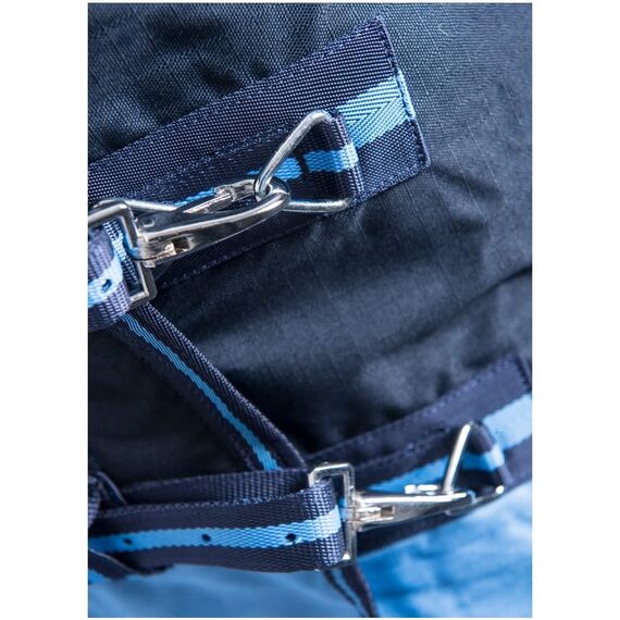 RL24 - Winterdecke 300g Füllung 600D BASICLINE blau/Babyblau 95cm