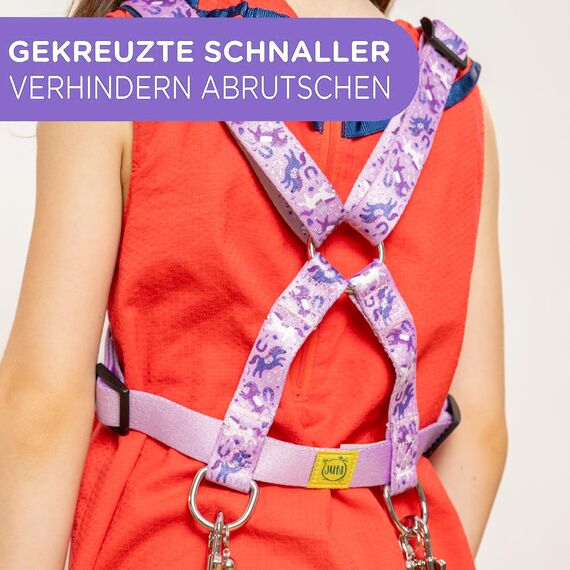 Jubi® Lilla Pferdeleine Kinder - größenverstellbar für perfekten Sitz und Aufbewahrungsbeutel - Pferdegeschirr für Kinder/Pferdespielzeug…