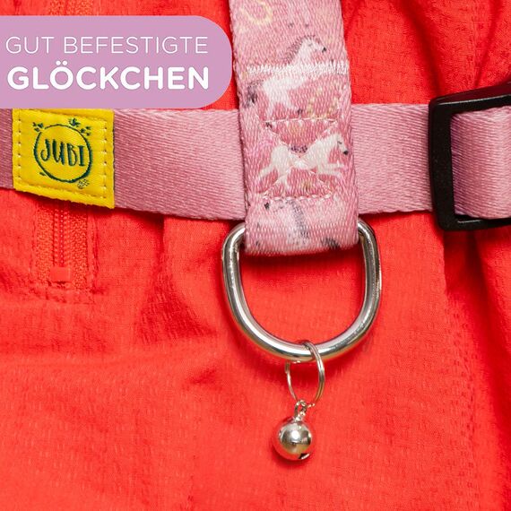 Jubi® Rosa Pferdeleine Kinder - größenverstellbar für perfekten Sitz und Aufbewahrungsbeutel - Pferdegeschirr für Kinder/Pferdespielzeug…