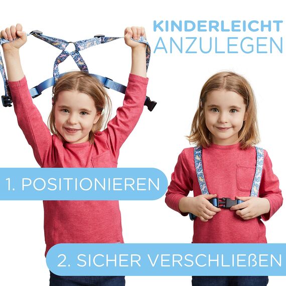 Jubi® Blau Pferdeleine Kinder - größenverstellbar für perfekten Sitz und Aufbewahrungsbeutel - Pferdegeschirr für Kinder/Pferdespielzeug…