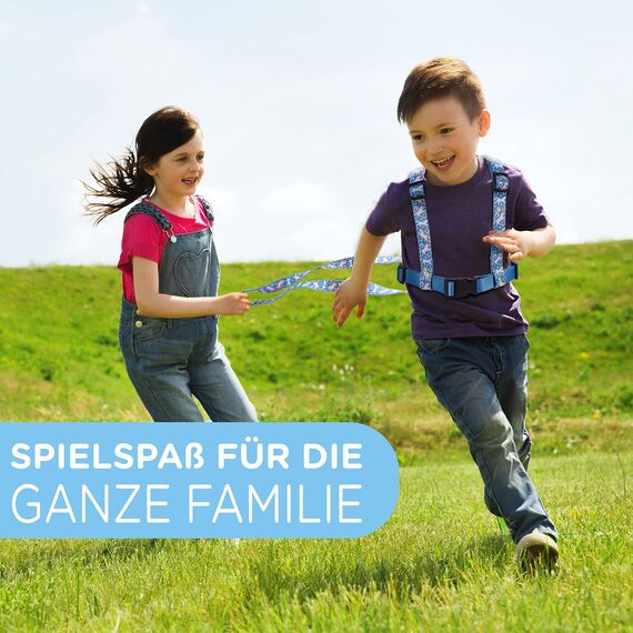 Jubi® Blau Pferdeleine Kinder - größenverstellbar für perfekten Sitz und Aufbewahrungsbeutel - Pferdegeschirr für Kinder/Pferdespielzeug…