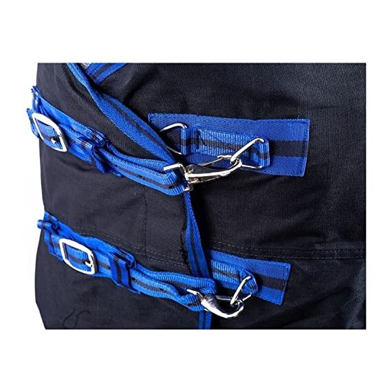 RL24 - Winterdecke 300g Füllung 600D BASICLINE dunkelblau 155cm