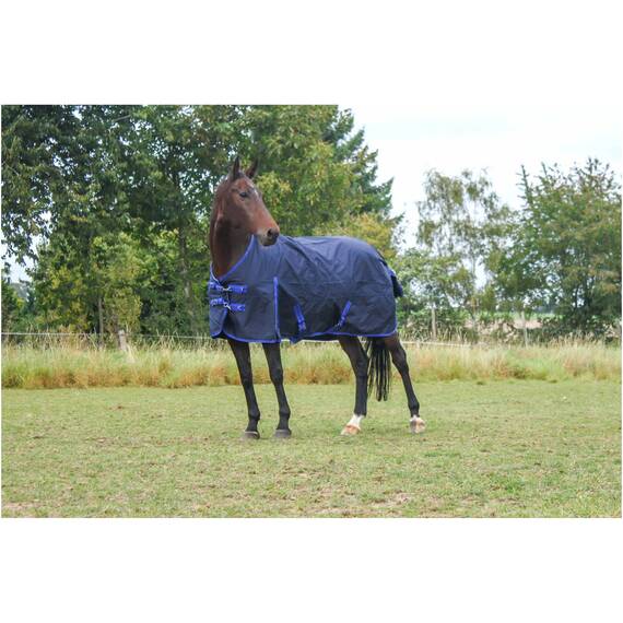 RL24 - Winterdecke 300g Füllung 600D BASICLINE dunkelblau 125cm