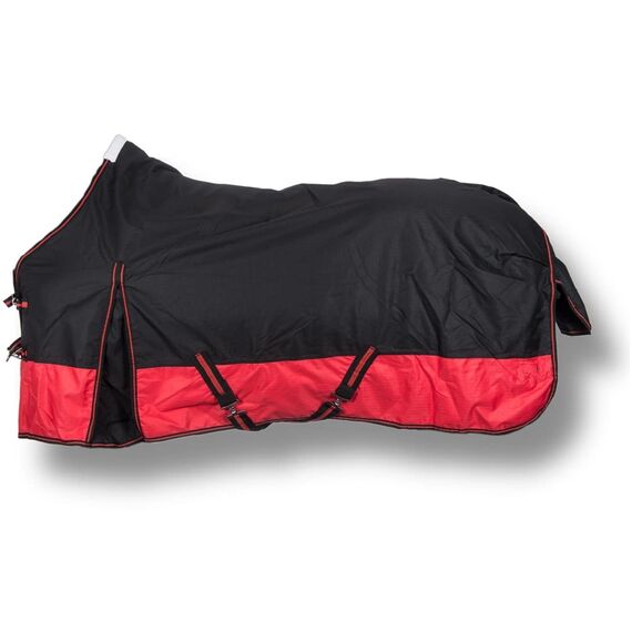RL24 - Winterdecke 300g Füllung 600D BASICLINE schwarz/rot 125cm