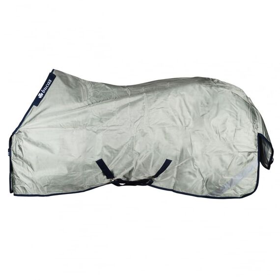 Bucas PowerTurnout Pferdedecke Light, stay-dry, 165 Silber