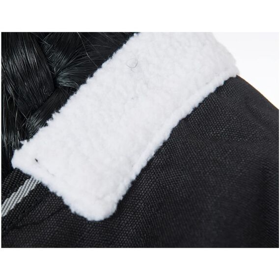 RL24 - Winterdecke 300g Füllung 600D BASICLINE schwarz/grau 95cm
