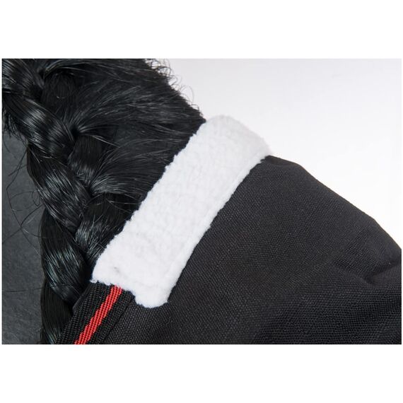 RL24 - Winterdecke 200g Füllung 600D BASICLINE schwarz/rot 95cm