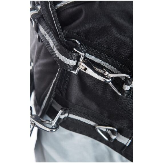 RL24 - Winterdecke 300g Füllung 600D BASICLINE schwarz/grau 155cm