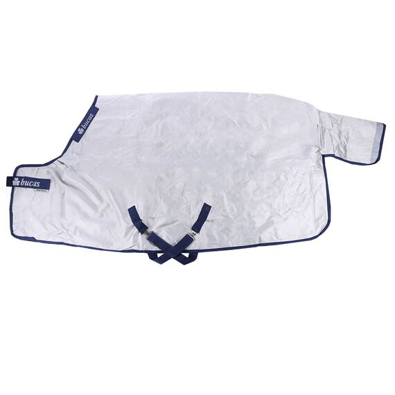 Bucas PowerTurnout Pferdedecke Light, stay-dry, 115 Silber
