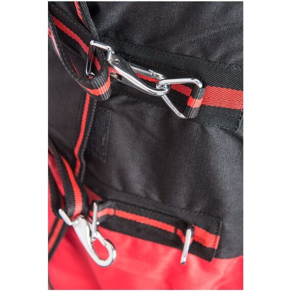 RL24 - Winterdecke 200g Füllung 600D BASICLINE schwarz/rot 125cm