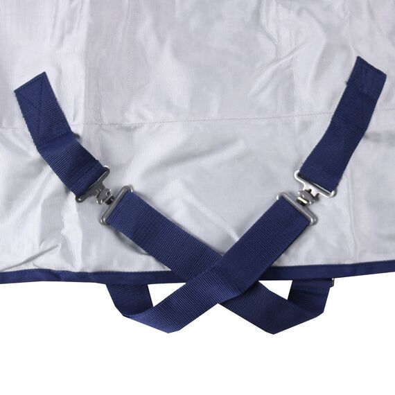 Bucas PowerTurnout Pferdedecke Light, stay-dry, 115 Silber