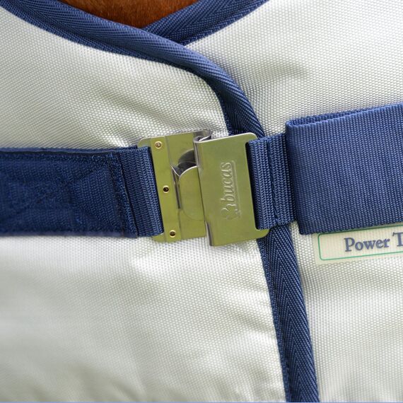 Bucas PowerTurnout Pferdedecke Light, stay-dry, 130 Silber