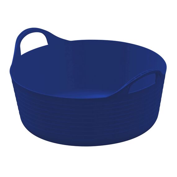 Kerbl Trog FlexBag rot (Flexibler Futtertrog, Müslischüssel, Fassungsvermögen 15 Liter, Futtereimer mit Zwei Griffen) 3210247