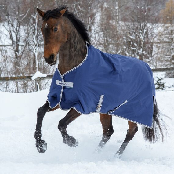 Bucas Freedom Turnout 120 Pferdedecke Light Navy/Silber